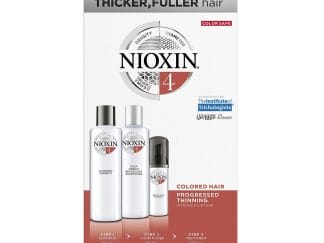 Nioxin Kit System 4 Shampoo 300ml, Conditioner 300ml & Treatment 100ml, Αγωγή Τριχόπτωσης για Εμφανώς Αραιωμένα Βαμμένα Μαλλιά