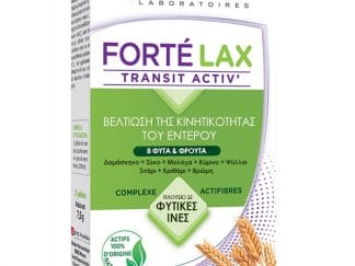 Forte Farma Fortelax Transit Activ Συμπλήρωμα Διατροφής Από 8 Φυτά & Φρούτα για Βελτίωση της Κινητικότητας του Εντέρου 30caps