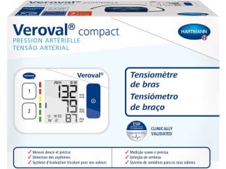 Hartmann Veroval Compact 925424 Ηλεκτρονικό Πιεσόμετρο Βραχίονα 1 Τεμάχιο