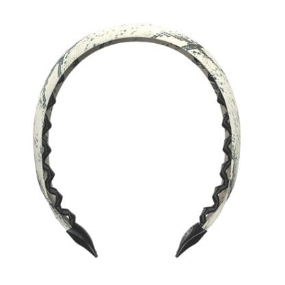 Invisibobble Hairhalo What Happens in Safari Στέκα για Μαλλιά με Υφασμάτινη Επένδυση & Snake Μοτίβο 1 Τεμάχιο