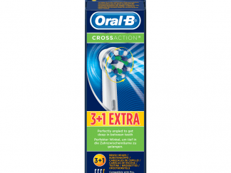 Oral B Cross Action Ανταλλακτικές Κεφαλές Βουρτσίσματος 3+1 Τεμάχια