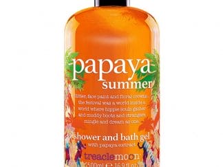 Treaclemoon Papaya Summer Shower & Bath Gel Αναζωογονητικό & Ενυδατικό Αφρόλουτρο Σώματος με Εκχύλισμα Παπάγια 500ml