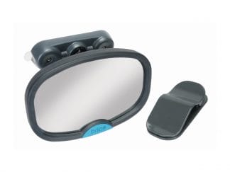 Munchkin Dual Sight Car Mirror Βοηθητικός Καθρέπτης Αυτοκινήτου Παρακολούθησης Μωρού 1 Τεμάχιο