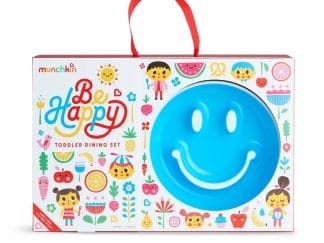Munchkin Be Happy Toddler Dining Set Παιδικό Σετ Φαγητού - γαλάζιο