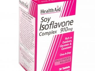 Health Aid Soy Isoflavone Complex 910mg Συμπλήρωμα Διατροφής για την Υγεία Καρδιάς, Οστών & των Γυναικείων Ορμονών 30tabs