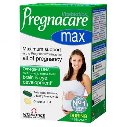 Vitabiotics Pregnacare Max Μέγιστη Διατροφική Υποστήριξη των Γυναικών Κατά την Περίοδο της Εγκυμοσύνης 56tabs/28caps