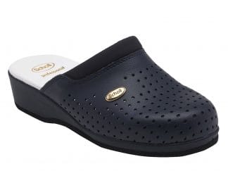 Scholl Shoes Back Guard Σαμπό Μπλε Επαγγελματικά Παπούτσια που Χαρίζουν Σωστή Στάση & Φυσικό Χωρίς Πόνο Βάδισμα 1 Ζευγάρι - 38