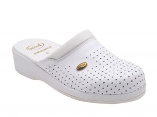 Scholl Shoes Back Guard Σαμπό Λευκό Αναπαυτικά Παπούτσια που Χαρίζουν Σωστή Στάση & Φυσικό Χωρίς Πόνο Βάδισμα 1 Ζευγάρι - 45