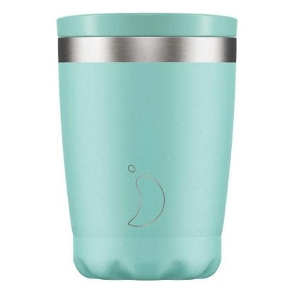 Chilly's Coffee Cup Ανοξείδωτη Κούπα για Ροφήματα 340ml - Green Pastel