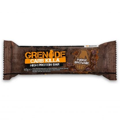 Grenade Carb Killa High Protein, Low Sugar Bar Μπάρα Υψηλής Πρωτεΐνης με Γεύση Fudge Brownie 60gr