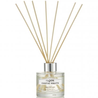 I love... Exotic Fruits Reed Diffuser Αρωματικά Sticks Χώρου για Απόλυτη Αίσθηση Χαλάρωσης 100ml