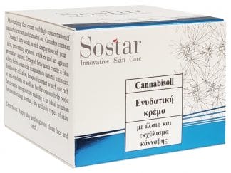 Sostar Cannabidiol Moisturizing Cream Ενυδατική Κρέμα με Έλαιο & Εκχύλισμα Κάνναβης 50ml