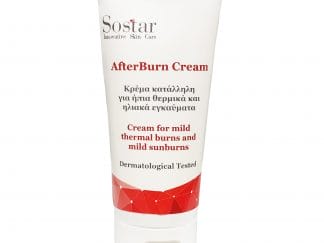 Sostar After Burn Cream Κατά των Ήπιων Ηλιακών και Θερμικών Εγκαυμάτων 75ml