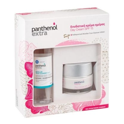 Medisei Panthenol Extra Πακέτο Προσφοράς Day Cream Spf15, 50ml & Δώρο Micellar True Cleanser 100ml