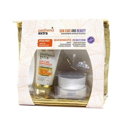 Medisei Promo Sun Care & Beauty Panthenol Extra Sun Diaphanous Spf30, 50ml & Face & Eye Cream 50ml & Δώρο Νεσεσέρ