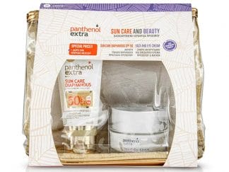 MediSei Promo Panthenol Extra Sun Care & Beauty Diaphanous Sun Care Cream-Gel Spf50, 50ml & Face & Eye Cream 50ml & Δώρο Νεσεσέρ