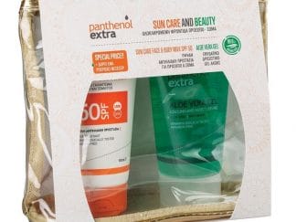 Medisei Promo Sun Care & Beauty Panthenol Extra Sun Care Face & Body Milk Spf50, 150ml & Aloe Vera Gel 150ml & Δώρο Νεσεσέρ