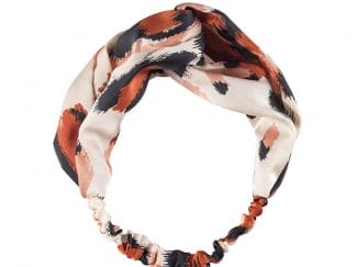 Medisei Dalee Hair Ties Ροζ Λεοπάρ Κορδέλα Μαλλιών 1 Τεμάχιο