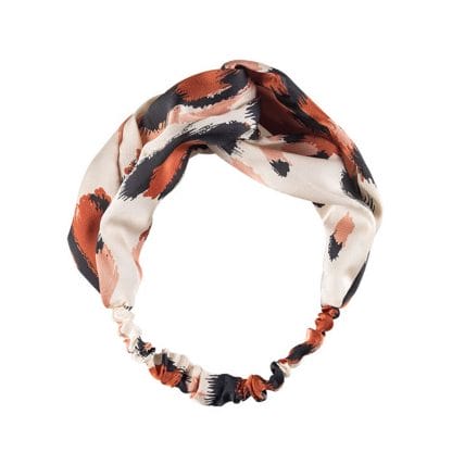 Medisei Dalee Hair Ties Ροζ Λεοπάρ Κορδέλα Μαλλιών 1 Τεμάχιο