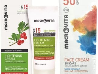 Macrovita Πακέτο Προσφοράς Lightening Cream Spf15, 50ml & Δώρο Suncare Face Cream Spf50, 50ml