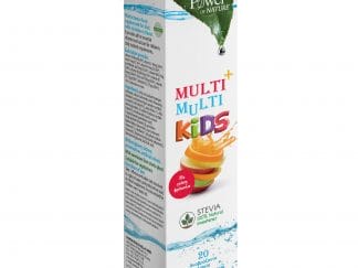 Power Health Multi Multi Kids Πολυβιταμινούχο Συμπλήρωμα Διατροφής για Παιδιά με Γλυκαντικό Από Stevia 20 Αναβράζοντα Δισκία