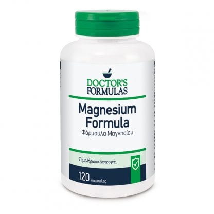 Doctor's Formulas Magnesium Συμπλήρωμα Διατροφής Μαγνησίου για Φυσιολογική Λειτουργία του Νευρικού Συστήματος 120caps