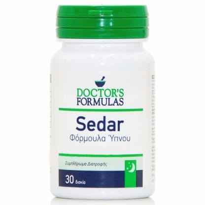 Doctor's Formulas Sedar 30Tabs,Συμπλήρωμα Διατροφής για την Καταπολέμηση της Αϋπνίας