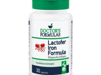 Doctor's Formulas Lactofer Iron Formula Συμπλήρωμα Διατροφής Φόρμουλα Σιδήρου 30 Caps