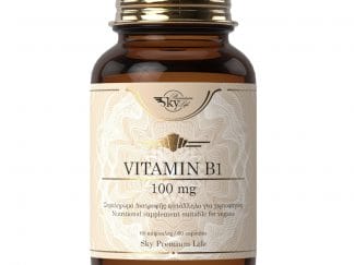 Sky Premium Life Vitamin B1 100mg Συμπλήρωμα Διατροφής με Βιταμίνη Β1 για Ενέργεια & Καλή Ψυχολογική Διάθεση 60caps