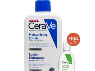 CeraVe Πακέτο Προσφοράς Moisturising Lotion Ενυδατικό Γαλάκτωμα Προσώπου-Σώματος 236m & Δώρο Hydrating Cleanser 20ml