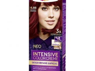Schwarzkopf Palette Intensive Color Creme Επαγγελματική Μόνιμη Κρέμα Βαφή Μαλλιών, Απόλυτη Κάλυψη & Αποτέλεσμα Διάρκειας - 6.88 Φωτεινό Κόκκινο