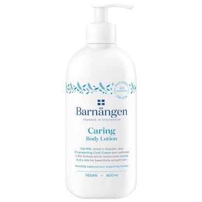 Barnangen Body Lotion Caring Γαλάκτωμα Σώματος με Γάλα Βρώμης & 5% Cold Cream για Κανονικές Προς Ξηρές Επιδερμίδες 400ml