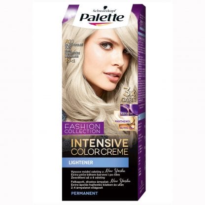 Schwarzkopf Palette Intensive Color Creme Επαγγελματική Μόνιμη Κρέμα Βαφή Μαλλιών, Απόλυτη Κάλυψη & Αποτέλεσμα Διάρκειας - 10.2 Υπερξανθό Φυμέ