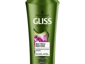 Schwarzkopf Gliss Bio-Tech Restore Shampoo Σαμπουάν Αναδόμησης Για Εύθραυστα Ταλαιπωρημένα Μαλλιά 400ml