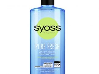 Syoss Shampoo Pure Fresh Επαγγελματικό Σαμπουάν για Αναζωογόνηση,Φρεσκάδα & Καθημερινή Φροντίδα στα Κανονικά,Λιπαρά Μαλλιά 440ml