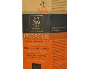Apivita Propolis Kids Organic Syrop For Throat With Honey & Thyme Παιδικό Βιολογικό Σιρόπι για το Λαιμό με Μέλι & Θυμάρι 150ml