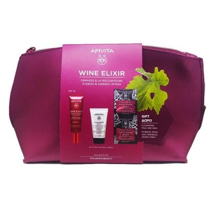 Apivita Promo Wine Elixir Wrinkle & Firmness Lift Day Cream Spf30 PA+++, 40ml &Δώρο Cleansing Milk 50ml,Express Mask Grape 2x8ml