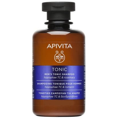 Apivita Mens Tonic Shampoo Travel Size Τονωτικό Σαμπουάν Κατά της Τριχόπτωσης για Άνδρες με Ιπποφαές & Δενδρολίβανο 75ml