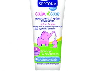 Septona Baby Calm n' Care Προστατευτική Κρέμα Συγκάματος με Βάλσαμο & Πανθενόλη 100ml