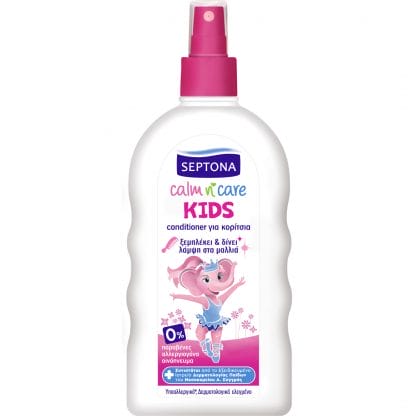 Septona Kids Calm n' Care Conditioner για Κορίτσια που Ξεμπλέκει & Δίνει Λάμψη στα Μαλλιά 200ml