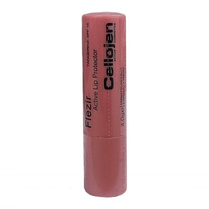 Cellojen Flezir Lip Protector Spf15 Εντατική Προστασία για Κατεστραμμένα, Αφυδατωμένα, Σκασμένα Χείλη 4gr - Tangerine