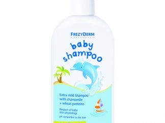 Frezyderm Baby Shampoo Βρεφικό Σαμπουάν με Χαμομήλι Εστέρες Αμυγδάλου & Πρωτείνες Σιταριού 200ml & Δώρο Επιπλέον Ποσότητα 100ml