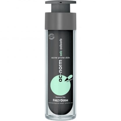 Frezyderm Ac-Norm Seb Adsorb Άμεση Προσρόφηση & Ρύθμιση της Λιπαρότητας του Δέρματος 50ml