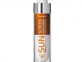 Frezyderm Sunscreen Cream to Powder Spf50+ Αντηλιακή Κρέμα Προσώπου Υψηλής Προστασίας με Πουδρένιο Φινίρισμα 50ml