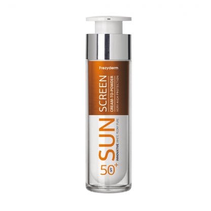 Frezyderm Sunscreen Cream to Powder Spf50+ Αντηλιακή Κρέμα Προσώπου Υψηλής Προστασίας με Πουδρένιο Φινίρισμα 50ml