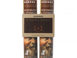 Korres Πακέτο Προσφοράς Echinacea & Βιταμίνη C, Γεύση Λεμόνι 1+1 Δώρο 2x20 Αναβρ.Δισκία​