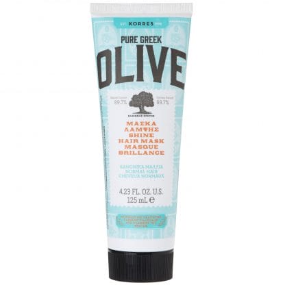 Korres Pure Greek Olive Μάσκα Λάμψης για Κανονικά Μαλλιά 125ml