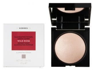 Korres Wild Rose Instant Light Illuminator Powder Πούδρα Λάμψης Λεπτής Υφής για Άμεση Φωτεινότητα του Προσώπου 4.5g