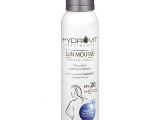 Hydrovit Sun Mousse Medium Protection Crackle Effect Spf20 Αντηλιακό Σώματος Μεσαίας Προστασίας 150ml