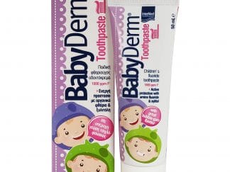 BabyDerm Toothpaste Παιδική Φθοριούχος Οδοντόκρεμα με Γεύση Τσιχλόφουσκα 50ml